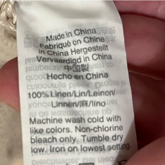 J CREW Beach Crewneck Sweater Size XL in FLAX color EUC - Picture 5 of 7